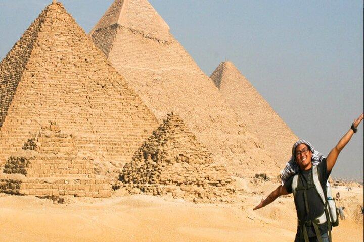 Private Giza Pyramids Sphinx en Memphis Day Tour met lunch