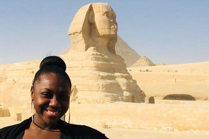 Excursion d'une journée complète aux pyramides de Gizeh, au Sphinx et à Sakkara