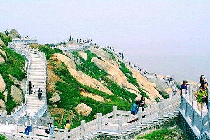Excursão privada com guia pela Ponte Donghai de Xangai, Porto Yangshan e Lago Dishui
