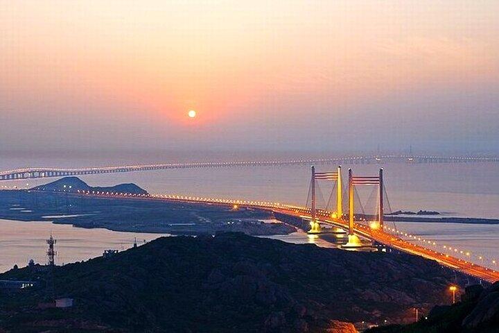 Excursão privada com guia pela Ponte Donghai de Xangai, Porto Yangshan e Lago Dishui