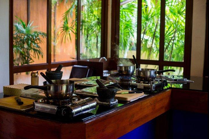 Clase de cocina tailandesa con elefante azul con postre adicional en Phuket