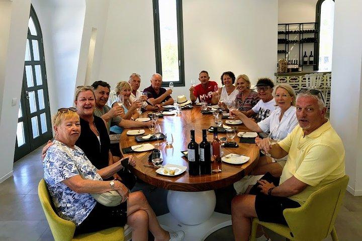 Experimente como um morador local Degustação de comida e vinho em Santorini