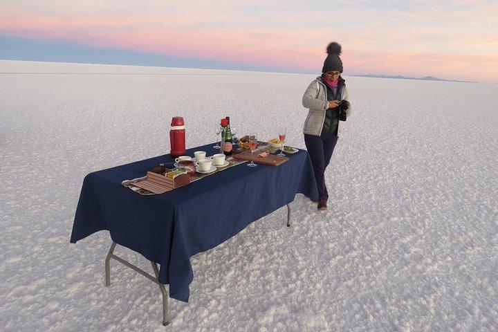 Fra La Paz: 4-dages tur Uyuni Salt Flats, der slutter i San Pedro de Atacama Chile