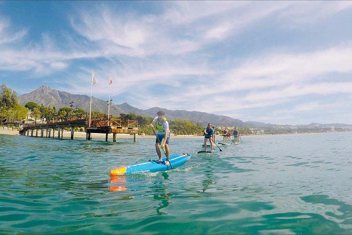 Paddle Boarding Tour an der wunderschönen Küste Marbellas