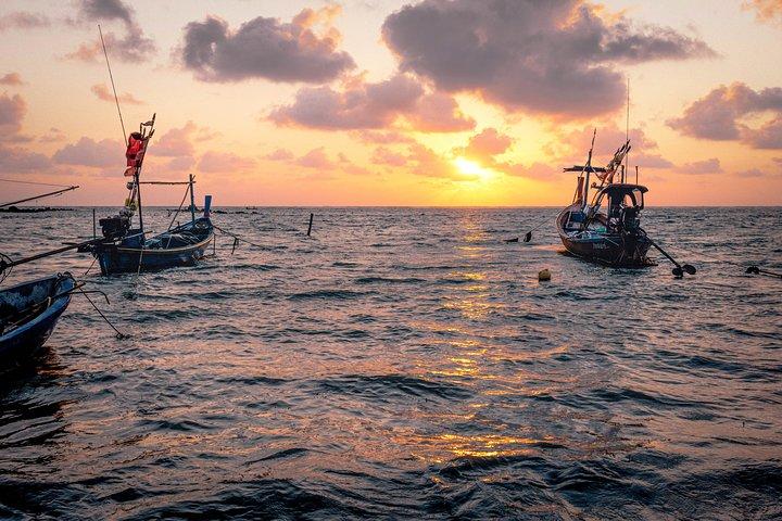 Diepzee vissersboottocht in Bentota