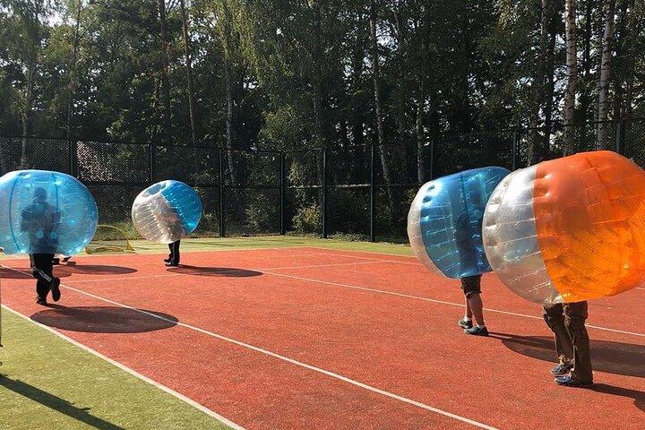 Gdansk: Bubble fodbold med hotel transfer