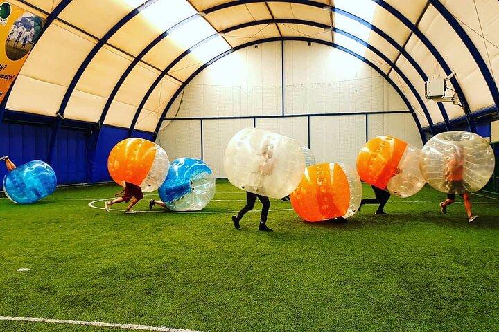 Gdansk: Bubble Football com transferências de hotel