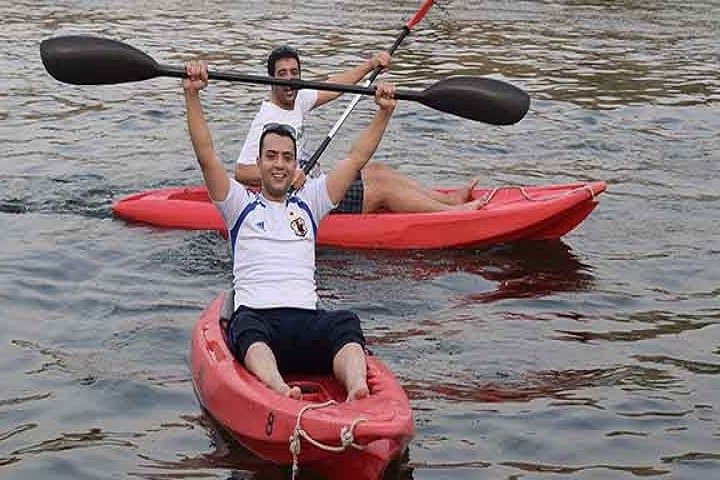 Luxor Kayak riding on the Nile