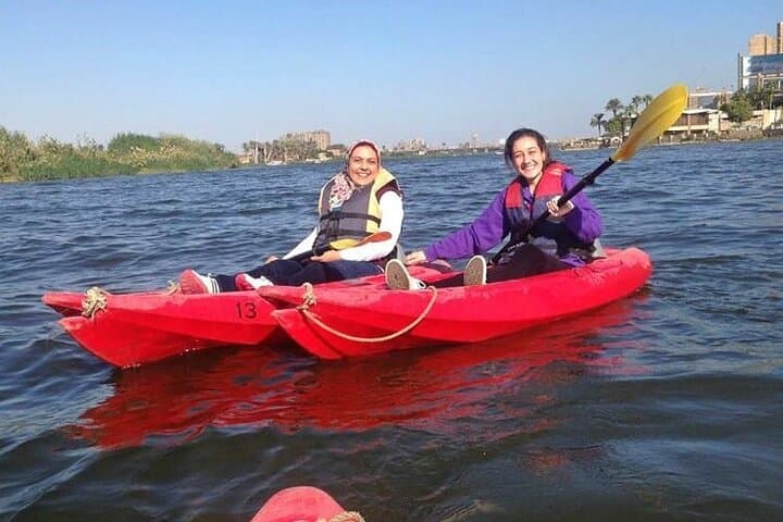 Luxor Kayak riding on the Nile