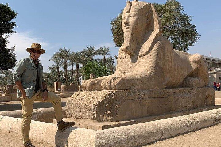 Tour privato di 8 ore delle piramidi di Giza, Memphis, Sakkara e Dahshur con pranzo