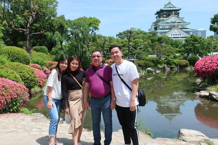 Osaka Castle und ein Besuch der längsten Einkaufsstraße Japans