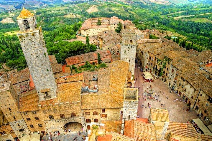 Florence naar San Gimignano en Siena Tour