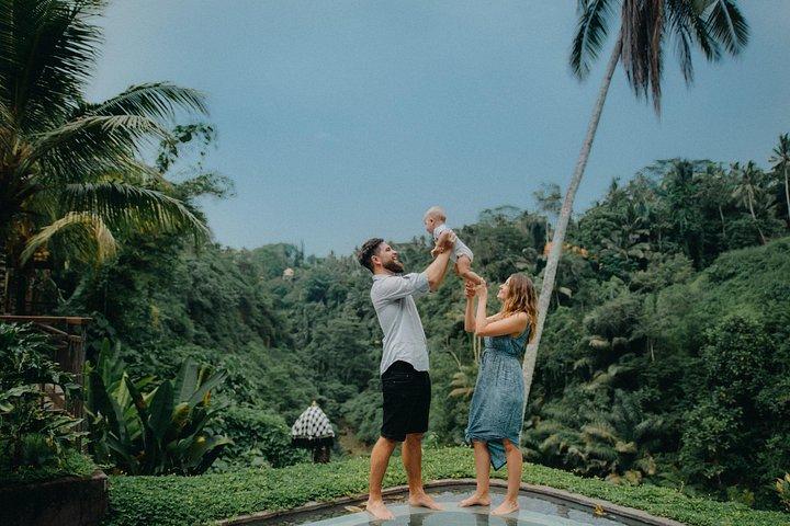 UBUDのホテル＆リゾートで写真撮影を行う