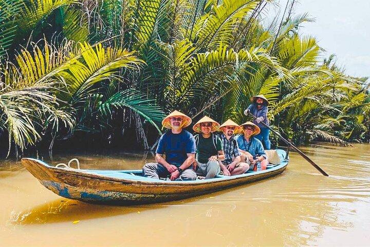 Een glimp van de Mekong met kookles door Vespa uit Ho Chi Minh City