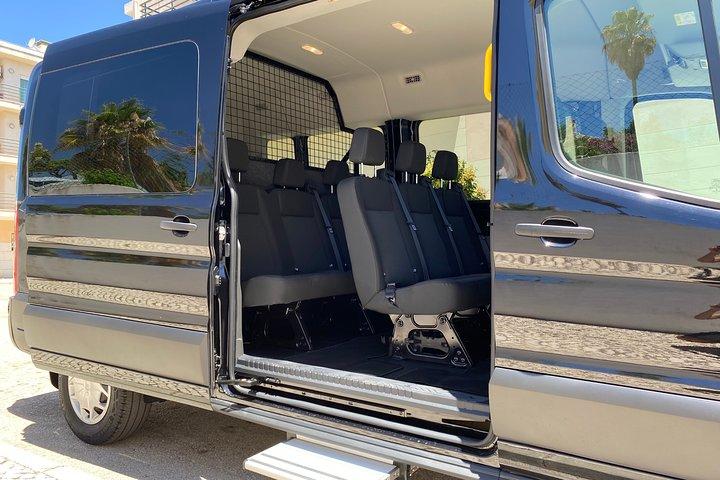 Privat transfer fra Faro lufthavn til Tavira / Cabanas (4-8 personer)
