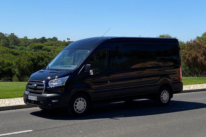 Privat transfer fra Faro lufthavn til Tavira / Cabanas (4-8 personer)