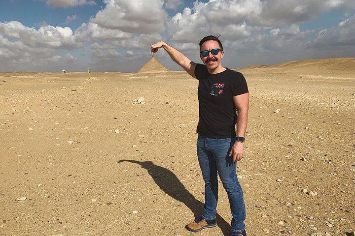 Tour privato di 8 ore delle piramidi di Giza, Memphis, Sakkara e Dahshur con pranzo