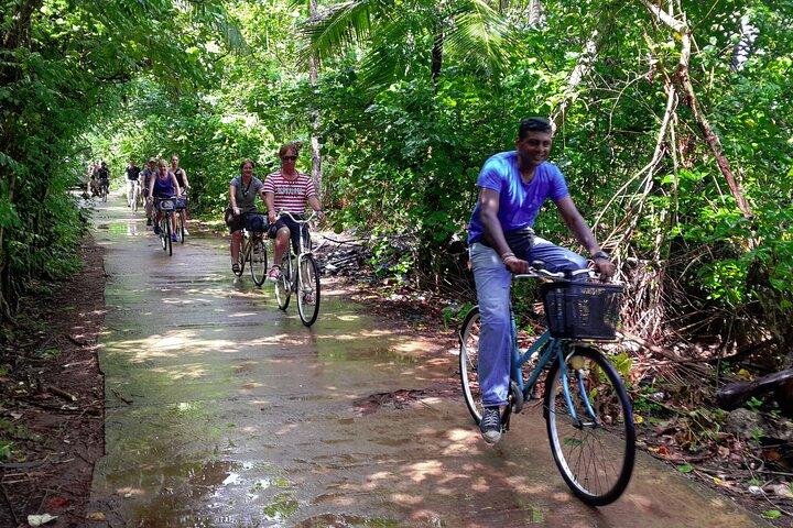 Lagunedorp per fiets vanuit Galle