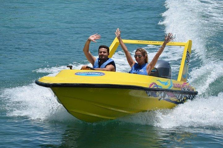 Jungle Tour Adventure en lancha rápida con esnórquel en Cancún