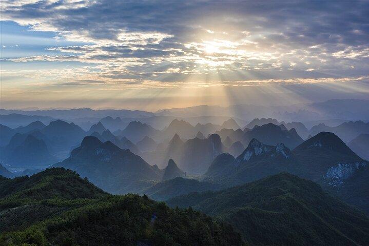 Guilin privat dagstur til Daxu Ancient Town og Yaoshan Mountain