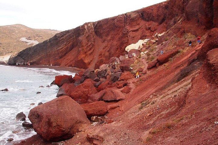 Εxplore as praias de Santorini