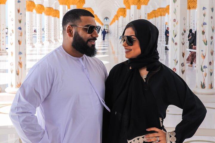Fra Dubai til Abu Dhabi: Royal Palace, Grand Mosque & Etihad Tower