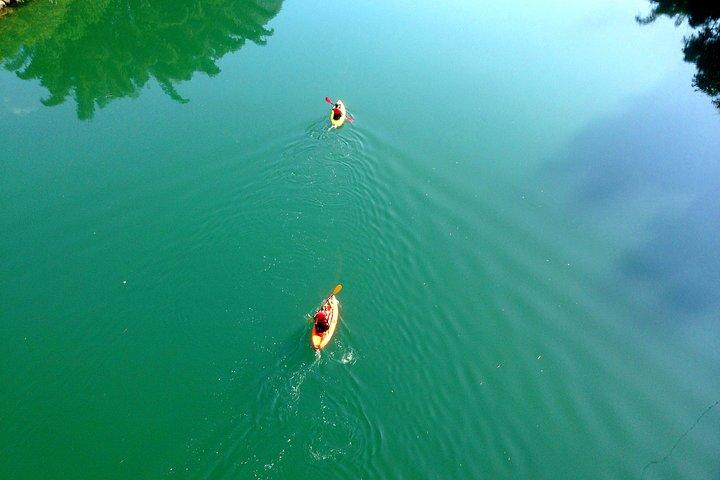 Kajakactiviteit in Yangshuo Park, China