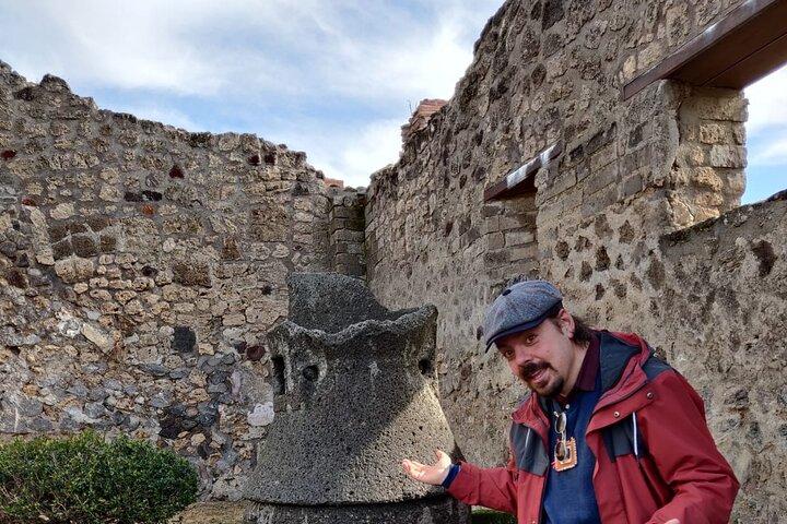 Visite privée de Pompéi avec billets d'entrée rapide aux ruines et guide exclusif