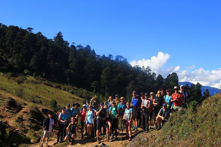 Caminata de 7 días por Druk Path en Bután