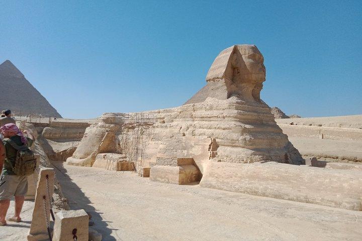 Visite privée d'une journée complète du Caire et de Gizeh avec déjeuner