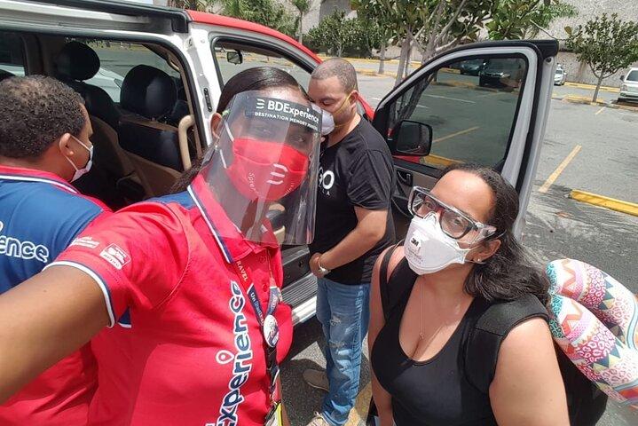 Traslado privado de ida e volta VAN-Aeropuerto Santo Domingo-Hoteles Boca Chica