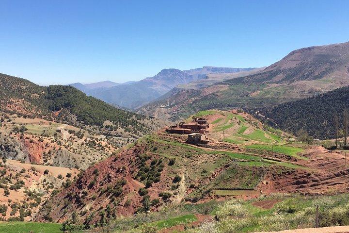 Atlasbergen och Berberbyarna Guidad dagstur från Marrakech