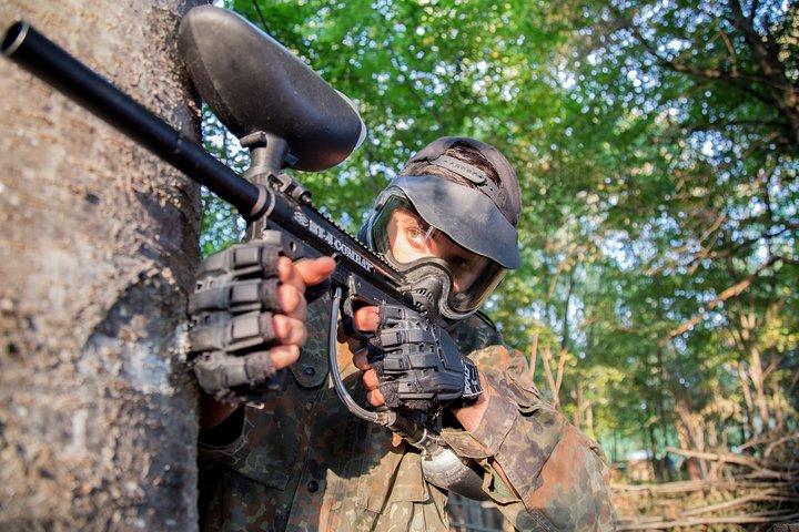 Danzig: Outdoor Paintball - Hoteltransfers inklusive