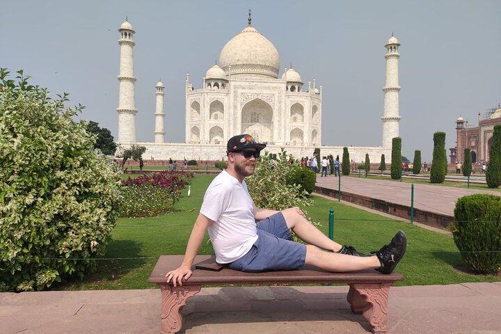 Full Day Taj Mahal och Agra Private Tour från Agra