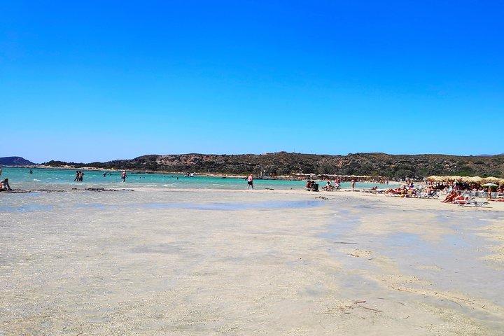 Chania: Elafonisi & Falasarna privat tur m/olivenoliesmagning