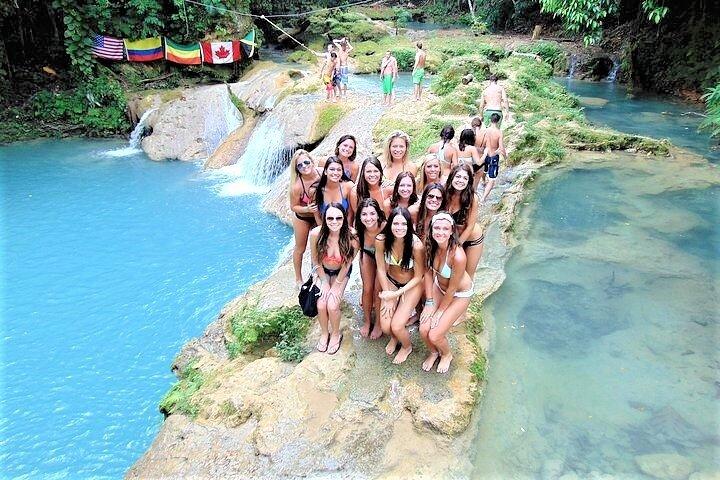 Combinatiedagtrip naar Blue Hole, Secret Falls en Dunn's River Falls