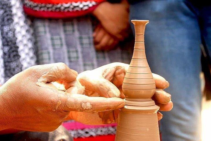ジャイプールの有名な青い陶器 - ワークショップ