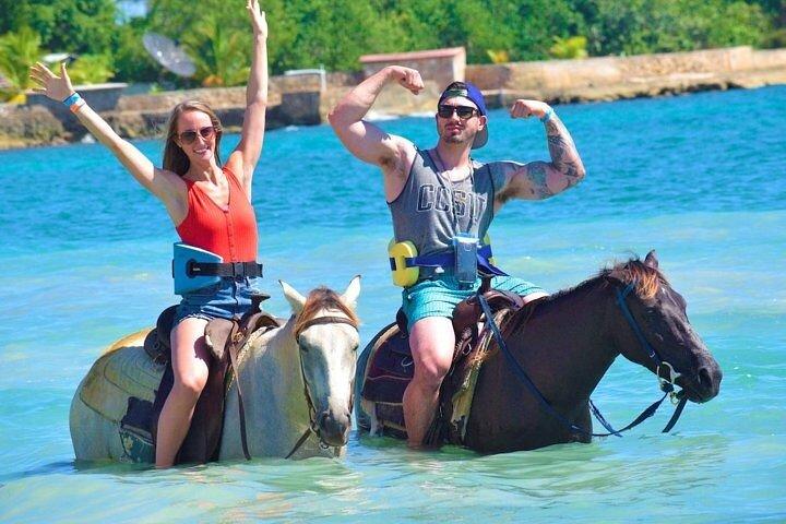 Negril 45-minutters guidet ridetur og svømning