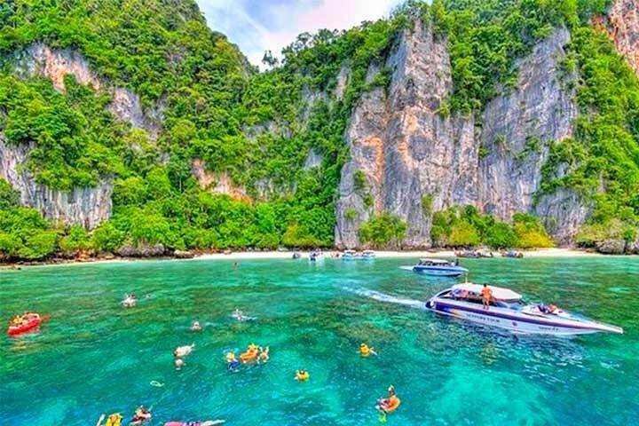 Explora Phi Phi, Maya Bay y la isla Khai con almuerzo desde Phuket