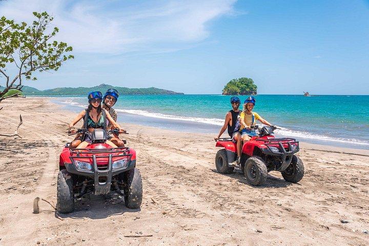 タマリンド、フラミンゴ、コンチャル、グランデからの 3 時間 ATV 人里離れたビーチ ツアー