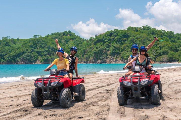 タマリンド、フラミンゴ、コンチャル、グランデからの 3 時間 ATV 人里離れたビーチ ツアー