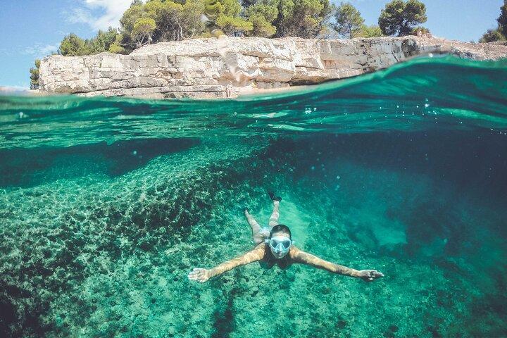 Visite en kayak à Pula à la Vallée des Larmes/boissons gratuites+photos incluses