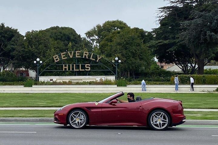 Privé Ferrari California T Drive van Hollywood naar Sunset Plaza