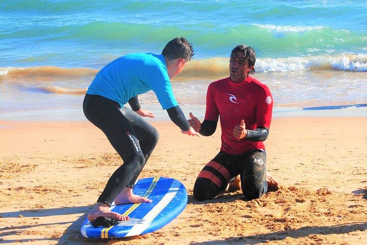 Albufeira surf lektion