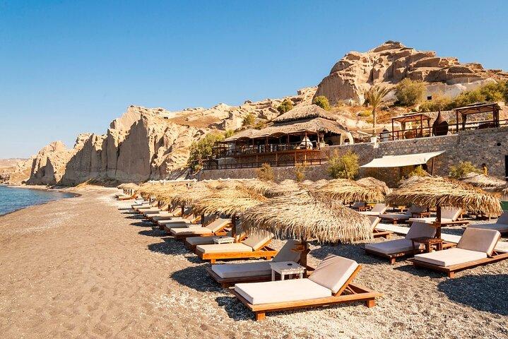 Εxplore as praias de Santorini