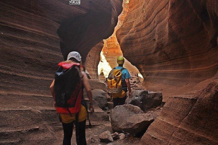 CANYONING aquatic and fun route in Gran Canaria