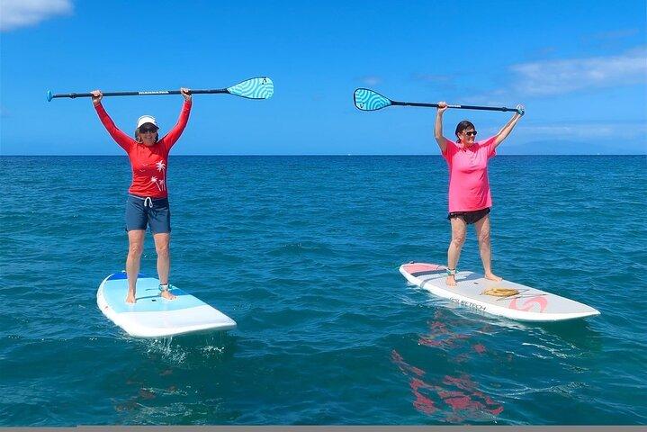 Private Beginner Paddleboard 101 Lección : Makena Landing!
