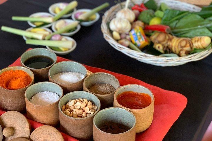 カンボジアの田舎料理教室。