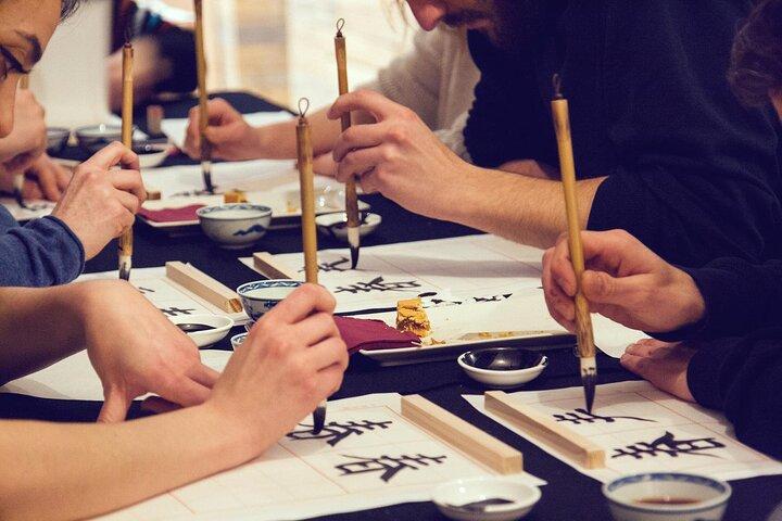 Tour in bicicletta con calligrafia