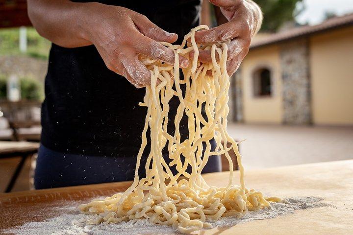Exclusieve privé Toscaanse kookles & wijnproeverij